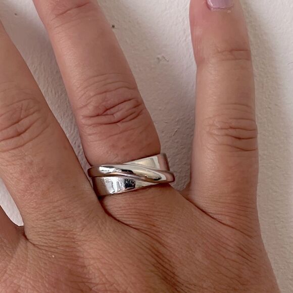 The Energy Band Ring in 925 silver adjustable - Picture 2 of 11